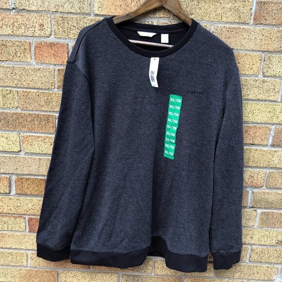 Brand New With Tags Calvin Klein Sweater Crewneck XL Gray - Picture 1 of 6